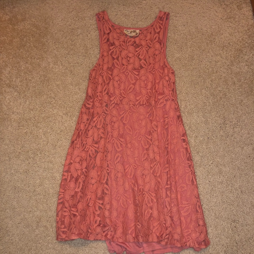Free People Coral Dress